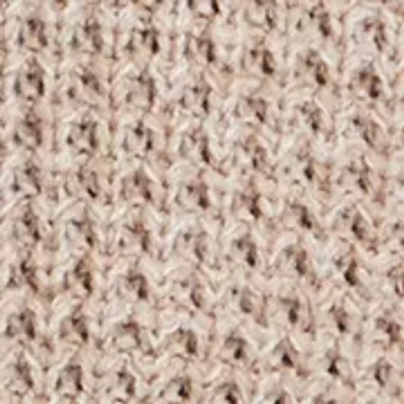 Men's Textured Quarter Button Mock Neck Sweater