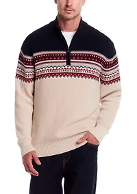 Men's Maine Quarter Zip Sweater