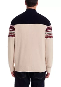 Men's Maine Quarter Zip Sweater