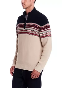 Men's Maine Quarter Zip Sweater
