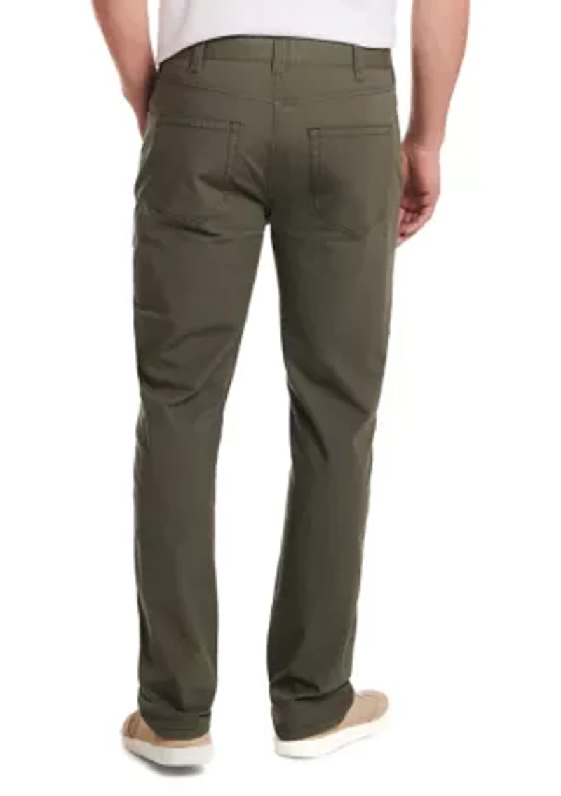 Men's Stretch Cotton Ribstop 5 Pocket Pants