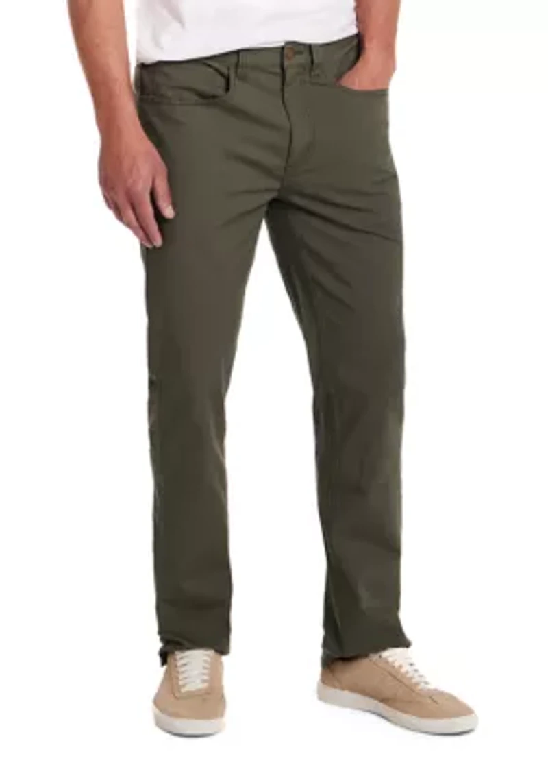 Men's Stretch Cotton Ribstop 5 Pocket Pants