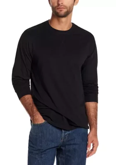 Men's Brushed Jersey Crew Neck T-Shirt