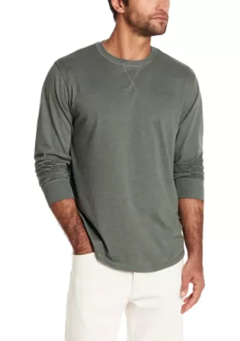 Men's Brushed Jersey Crew Neck T-Shirt