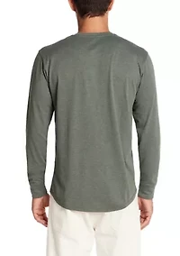 Men's Brushed Jersey Crew Neck T-Shirt