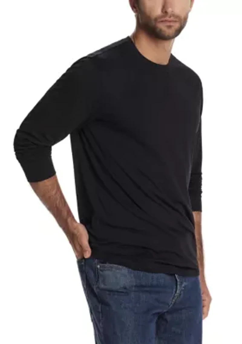 Men's Brushed Jersey Crew Neck T-Shirt