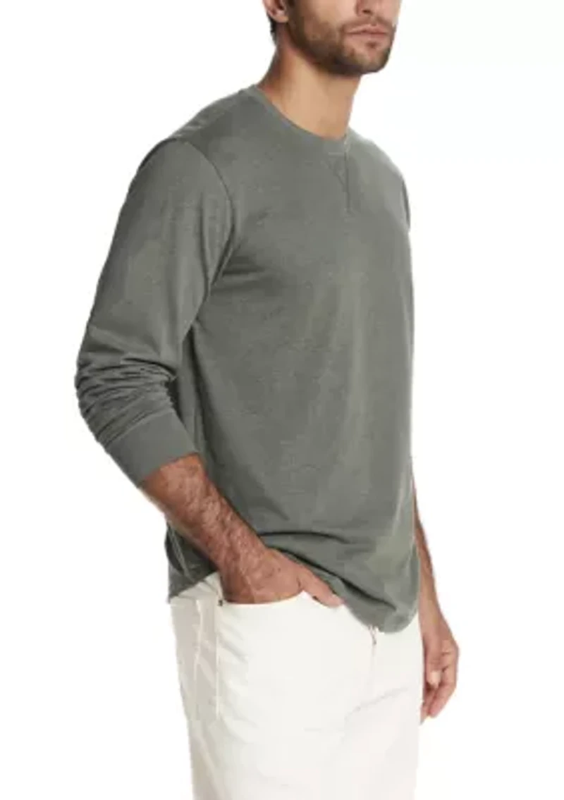 Men's Brushed Jersey Crew Neck T-Shirt