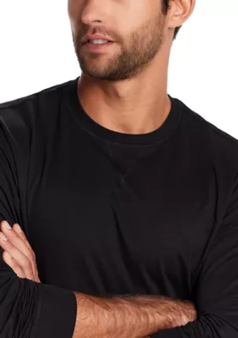 Men's Brushed Jersey Crew Neck T-Shirt