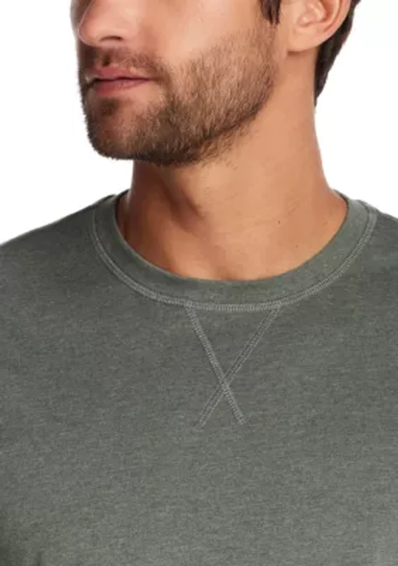 Men's Brushed Jersey Crew Neck T-Shirt