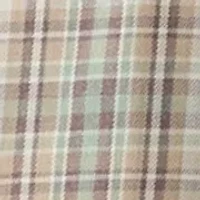 Men's Long Sleeve Burnout Plaid Shirt