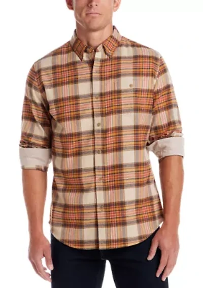 Men's Printed Flannel Shirt