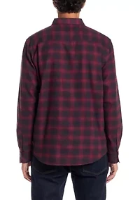 Men's Printed Flannel Shirt