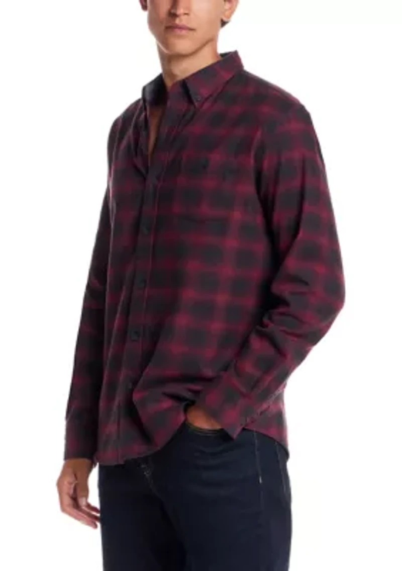 Men's Printed Flannel Shirt