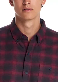 Men's Printed Flannel Shirt