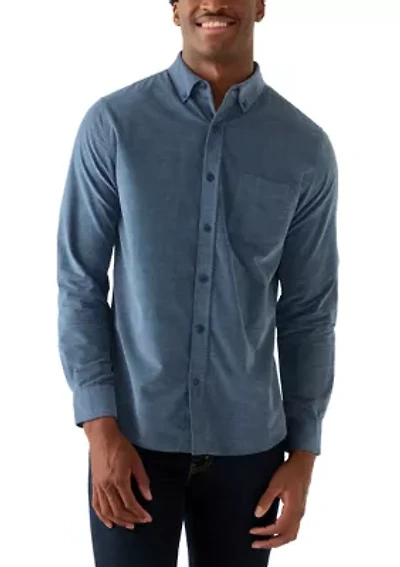 Men's Solid Corduroy Shirt
