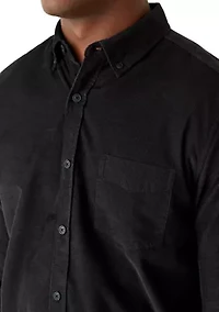 Men's Solid Corduroy Shirt