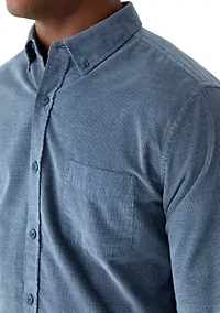 Men's Solid Corduroy Shirt