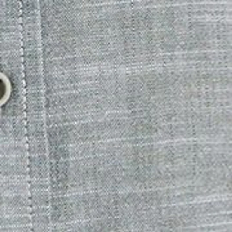 Men's Long Sleeve Winter Chambray Solid Shirt