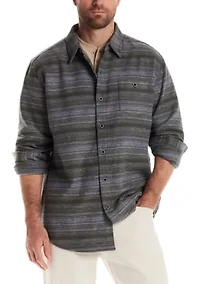 Men's Microstripe Overshirt