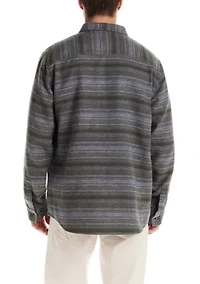 Men's Microstripe Overshirt
