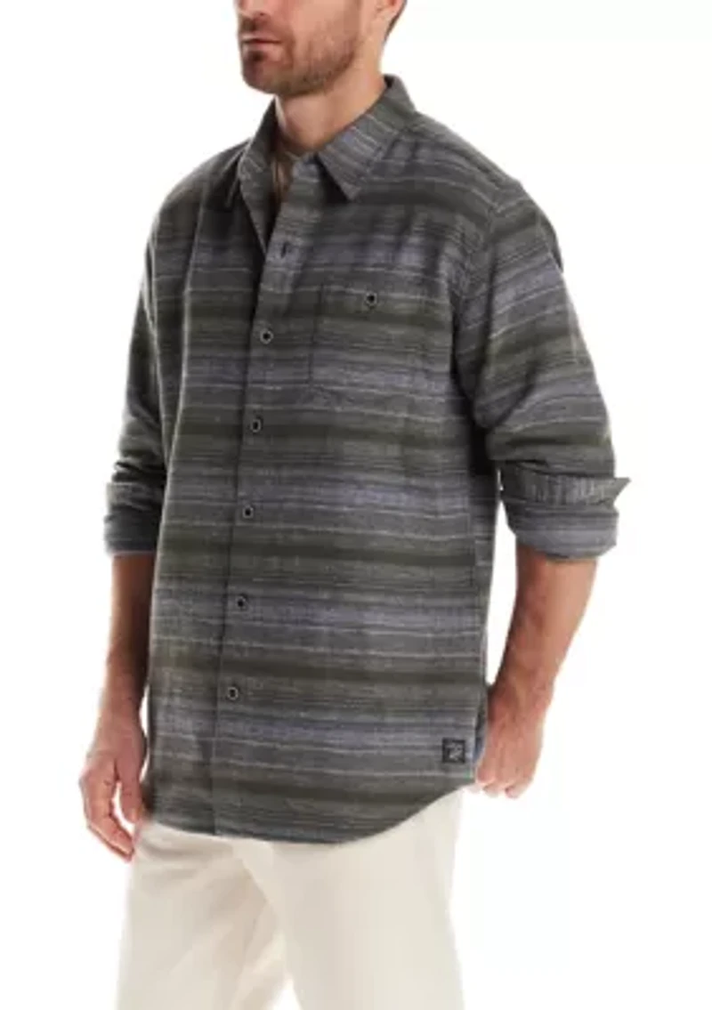 Men's Microstripe Overshirt