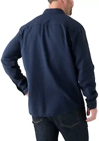 Men's Long Sleeve Textured Dobby Shirt