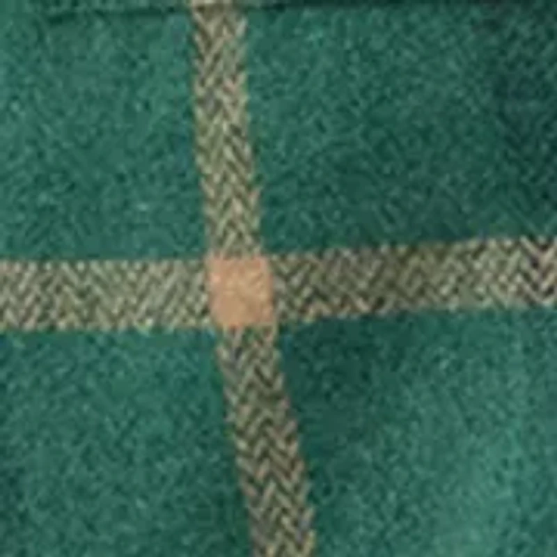 Men's Wool Plaid Shirt Jacket