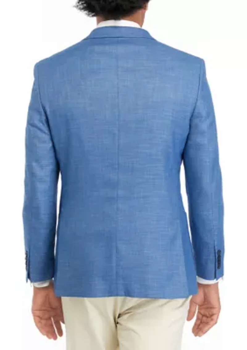 Textured Solid Sport Coat