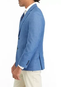 Textured Solid Sport Coat