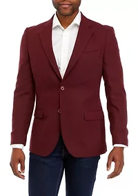 Solid Tweed Sportcoat