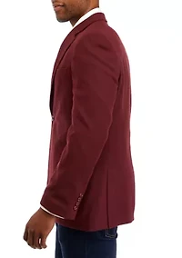 Solid Tweed Sportcoat