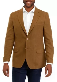 Solid Tweed Sportcoat