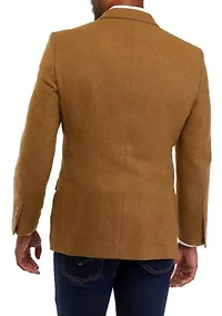 Solid Tweed Sportcoat
