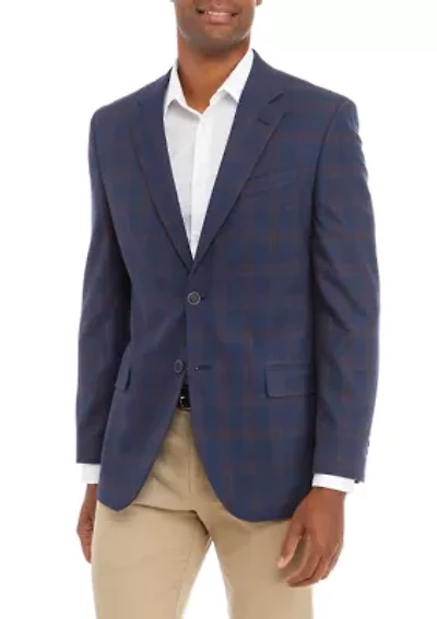 Modern Fit Plaid Sportcoat