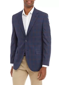 Modern Fit Plaid Sportcoat