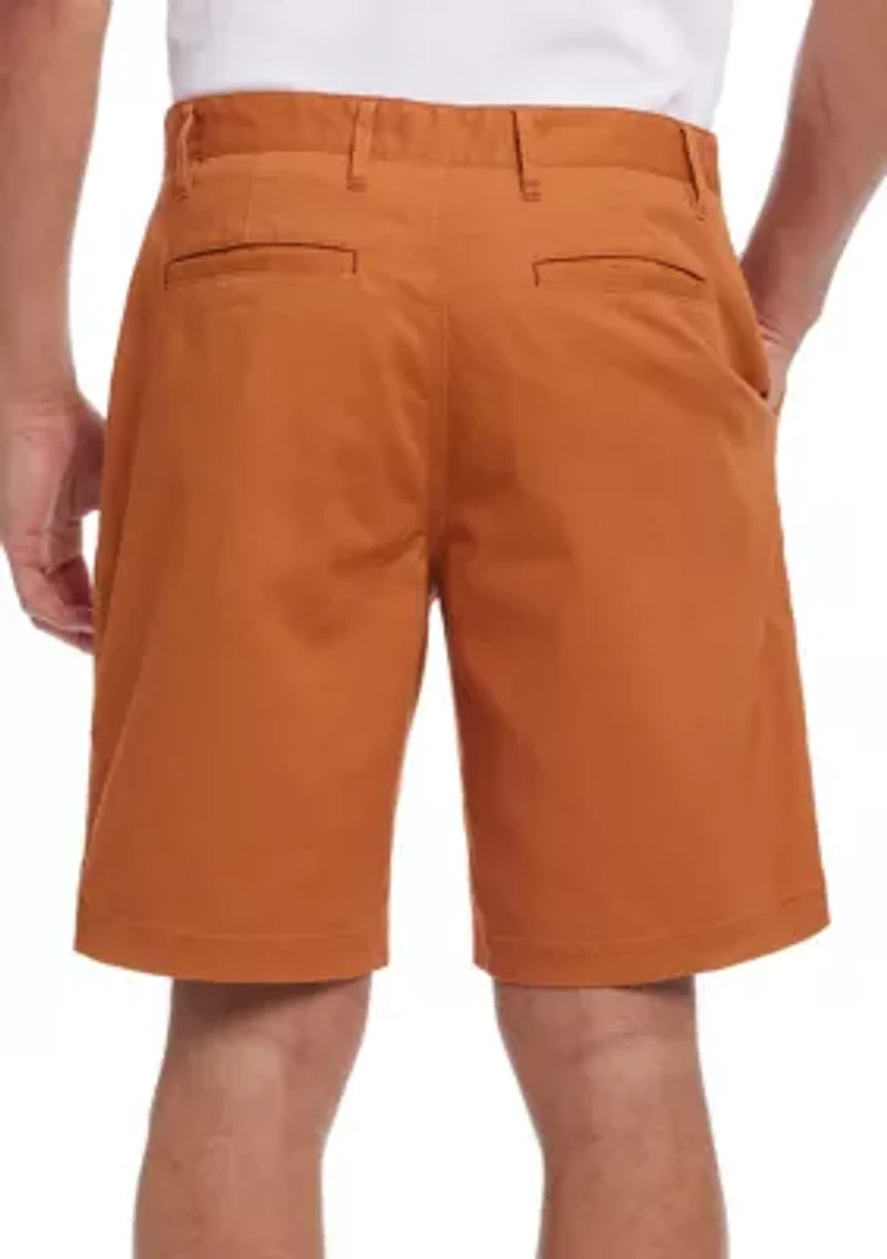 Men's 8'' Cotton Twill Stretch Shorts