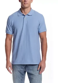 Men's Short Sleeve Structural Pique Polo Shirt