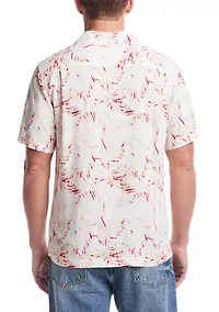 Men's Short Sleeve Rayon Camp Shirt