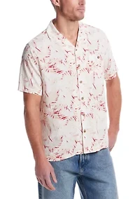 Men's Short Sleeve Rayon Camp Shirt