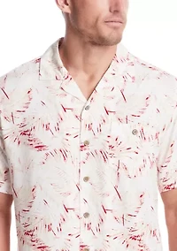 Men's Short Sleeve Rayon Camp Shirt