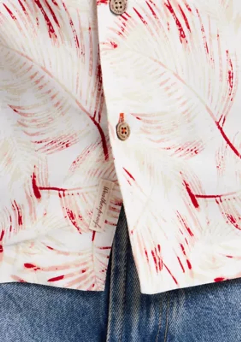 Men's Short Sleeve Rayon Camp Shirt