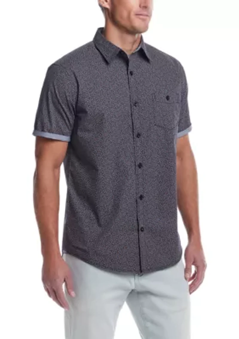 Men's Short Sleeve Cotton Poplin Shirt