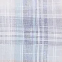 Men's Short Sleeve Cotton Plaid Shirt