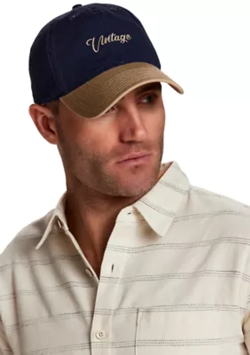 Script Canvas Two-Toned Hat