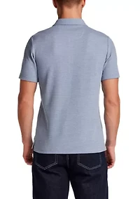 Men's Microstripe Polo Shirt