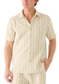 Men's Floral Button Down Shirt