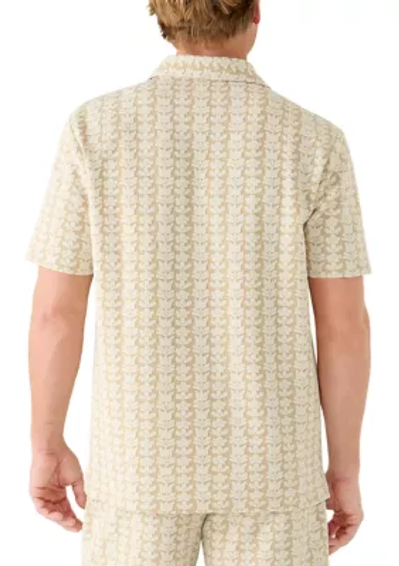 Men's Floral Button Down Shirt