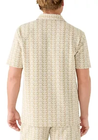 Men's Floral Button Down Shirt