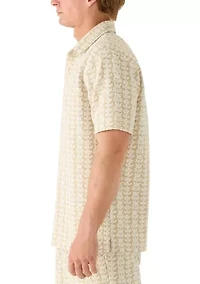 Men's Floral Button Down Shirt