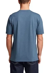Men's Short Sleeve Textured Henley Shirt